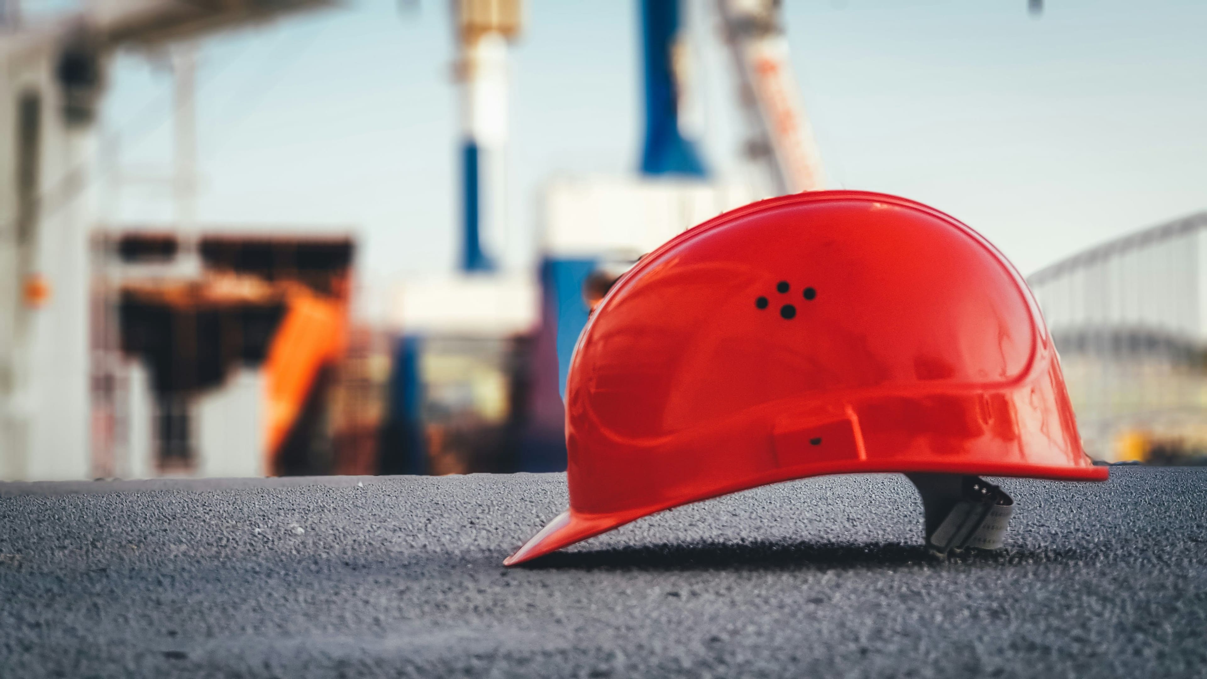 Construction site management for a new office build